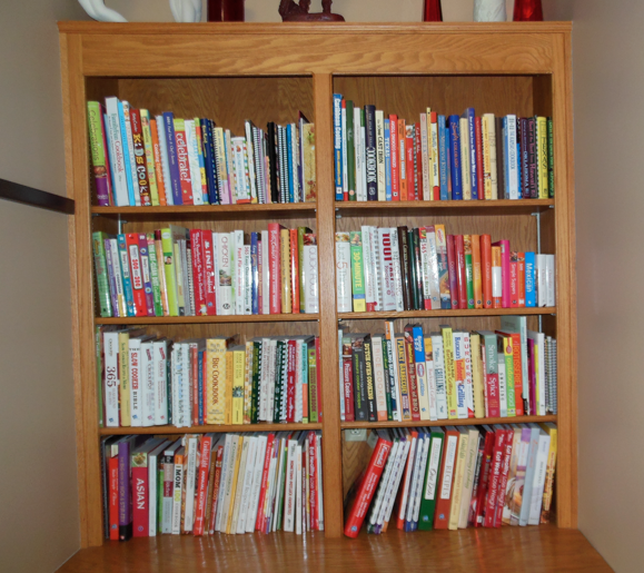 Maybe 1/3 of my cookbooks - I have a small problem!!