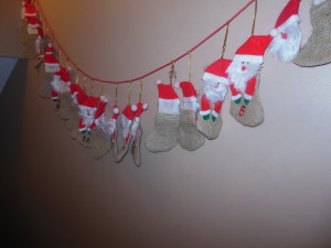 stockings waiting to be filled