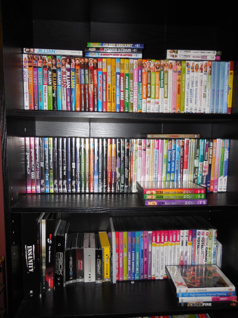 my fitness DVDs